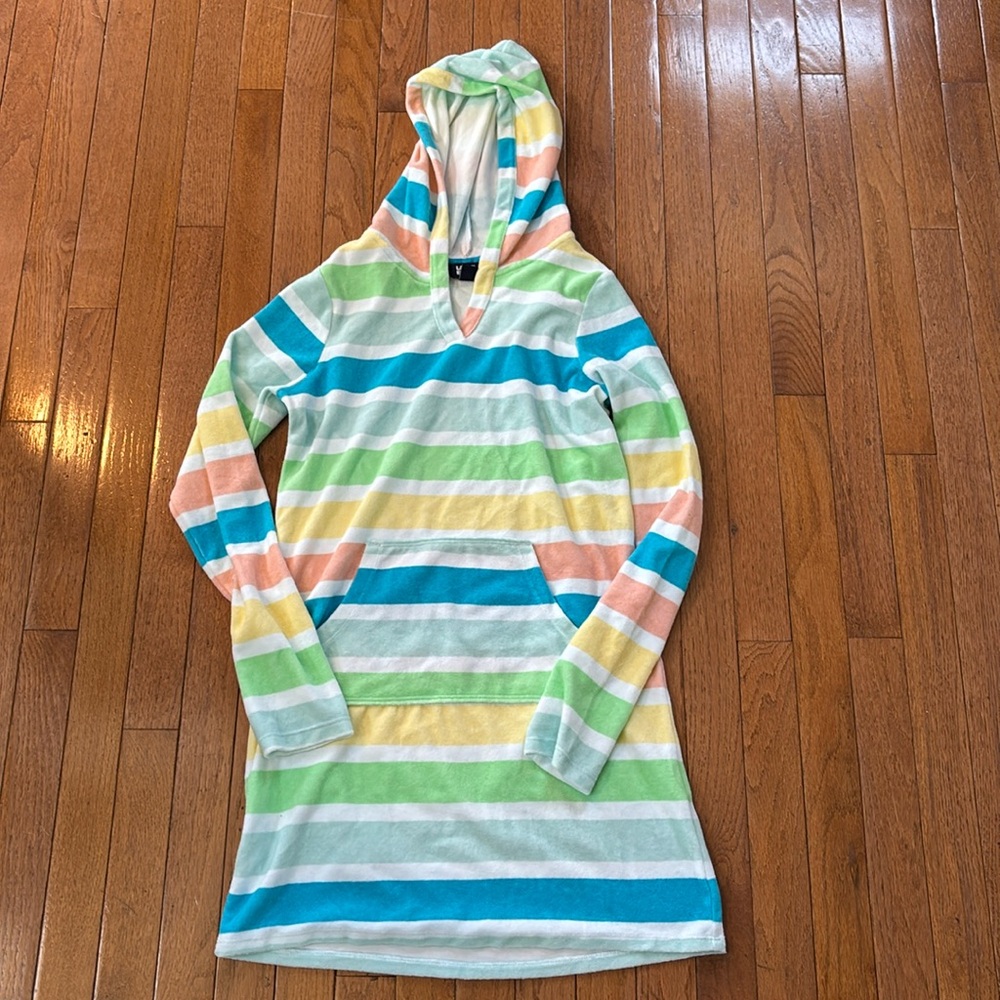 Girls Lands end terry cover up